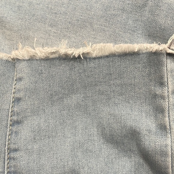 DENIM FISH NET STYLE JEANS - Picture 8 of 8